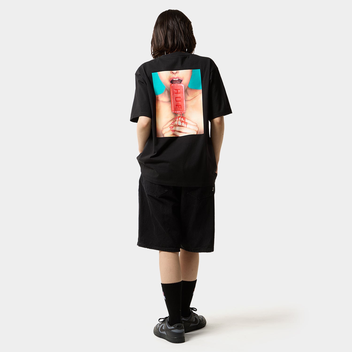 HUF (ハフ) Worldwide JP /T-SHIRTS(Tシャツ)/ ICE CREAM TEE商品 / BLACK