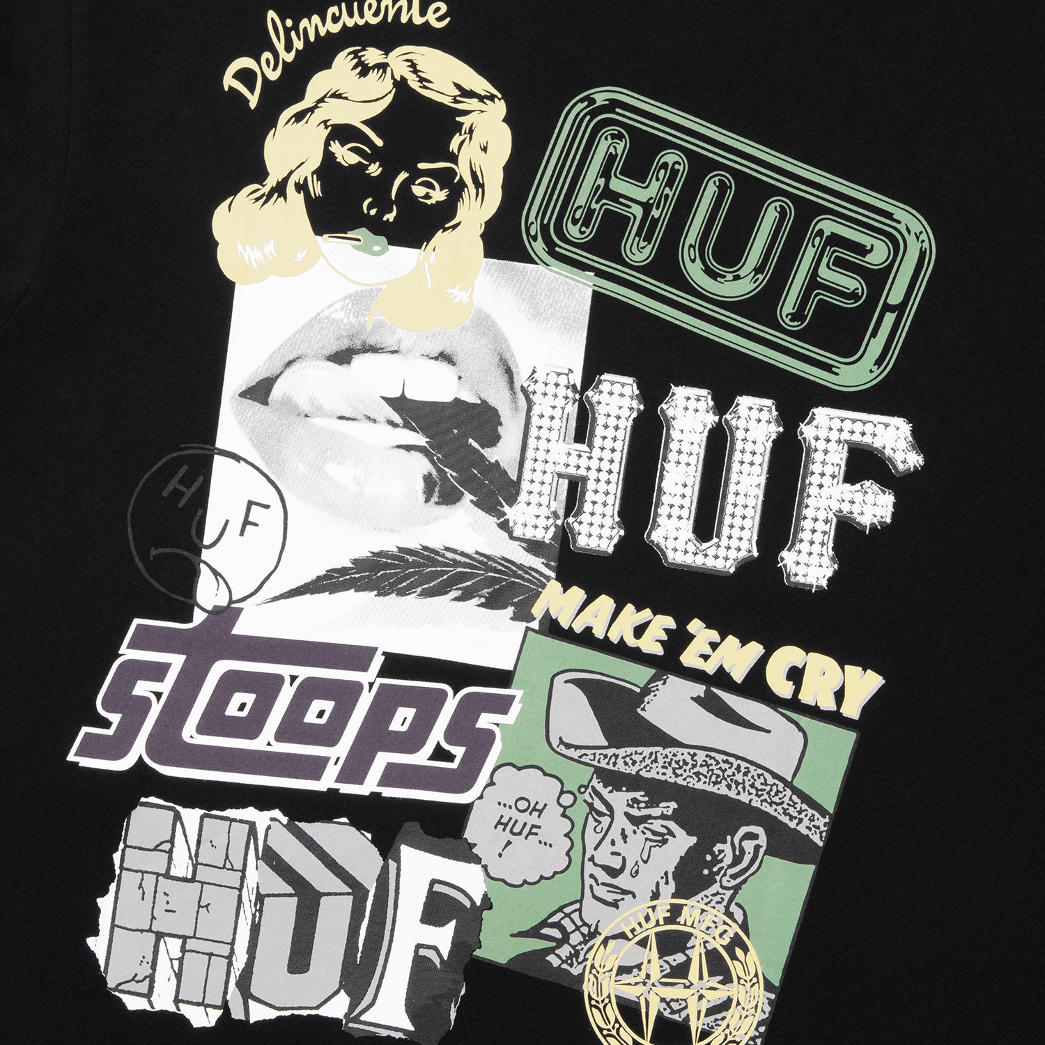 HUF (ハフ) Worldwide JP /T-SHIRTS(Tシャツ)/ MASH UP TEE商品 / NATURAL
