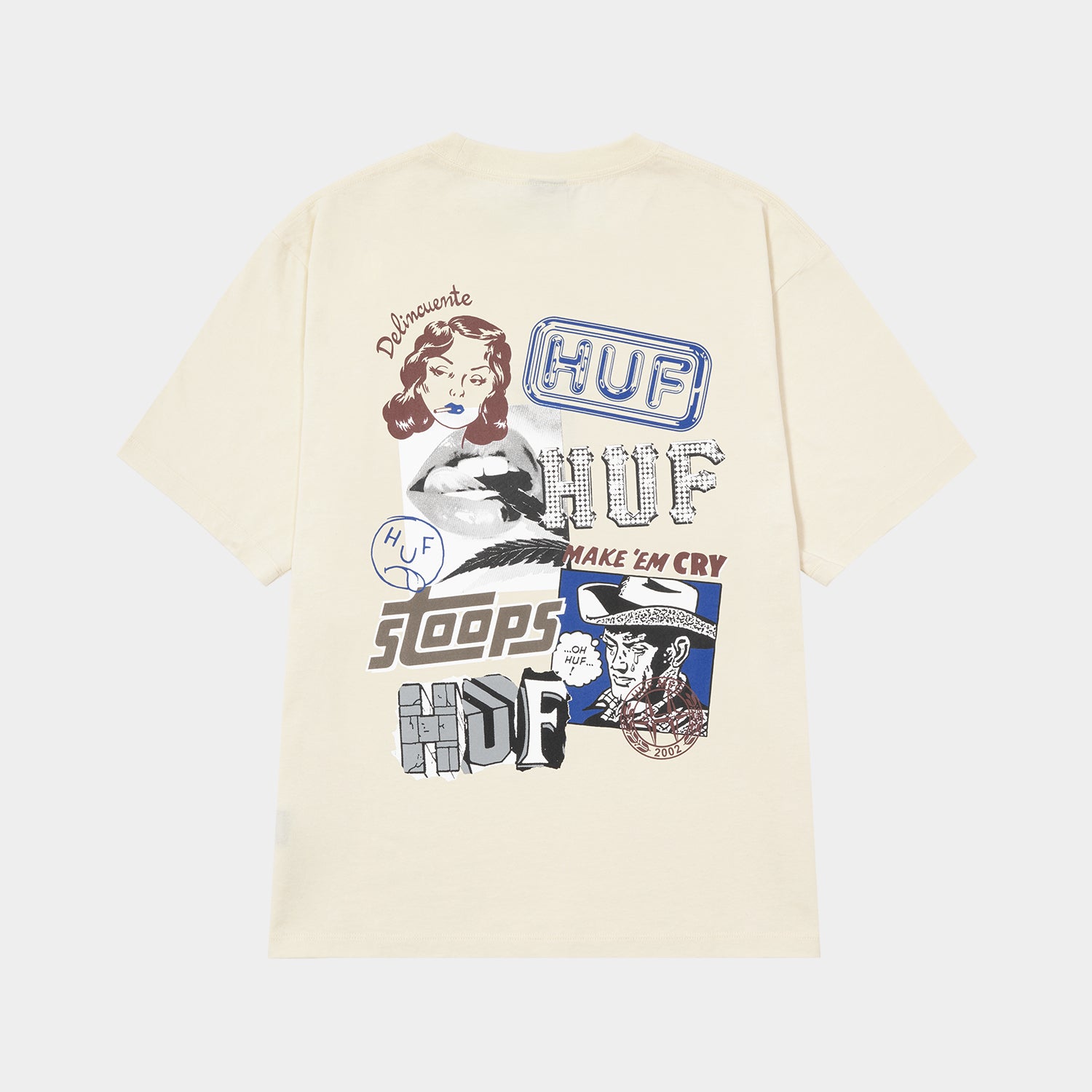 HUF (ハフ) Worldwide JP /T-SHIRTS(Tシャツ)/ MASH UP TEE商品 / NATURAL