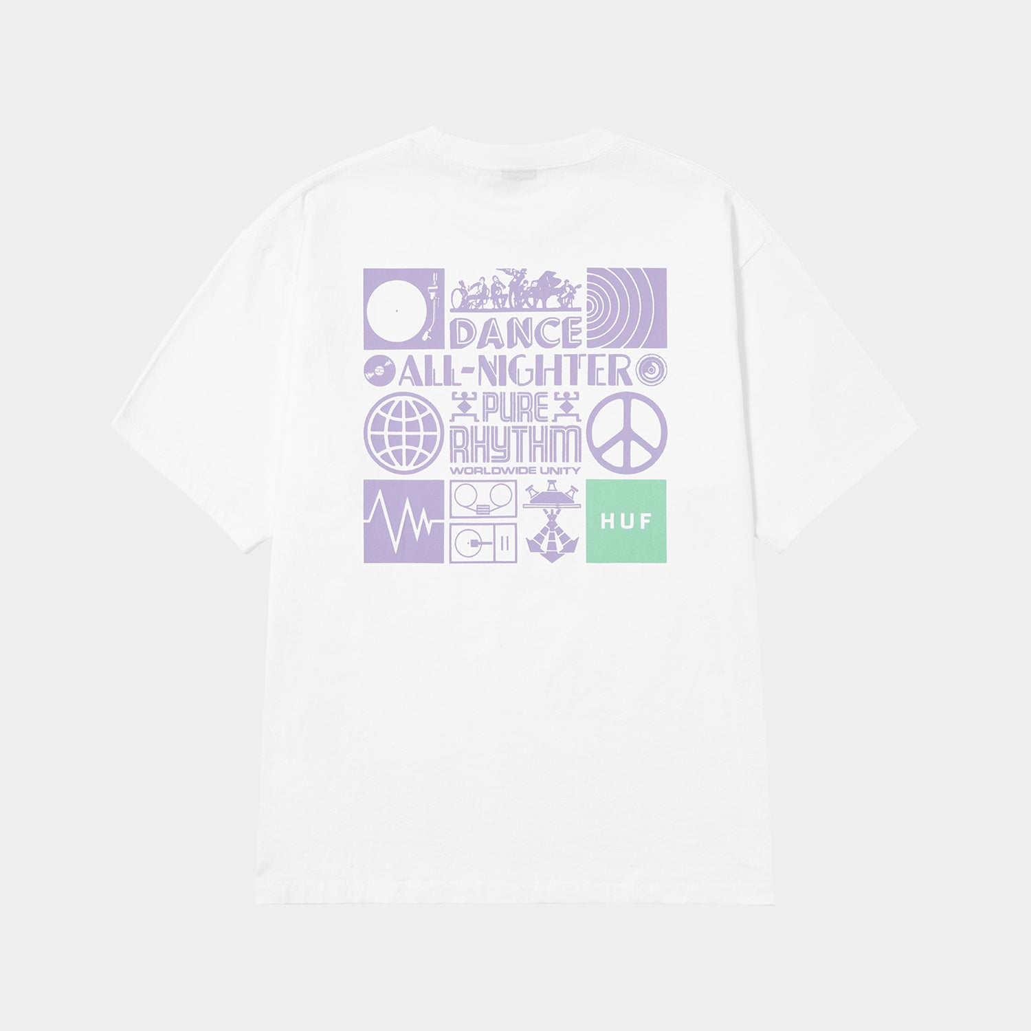 HUF (ハフ) Worldwide JP /T-SHIRTS(Tシャツ)/ SOUND WAVE TEE商品 / WHITE