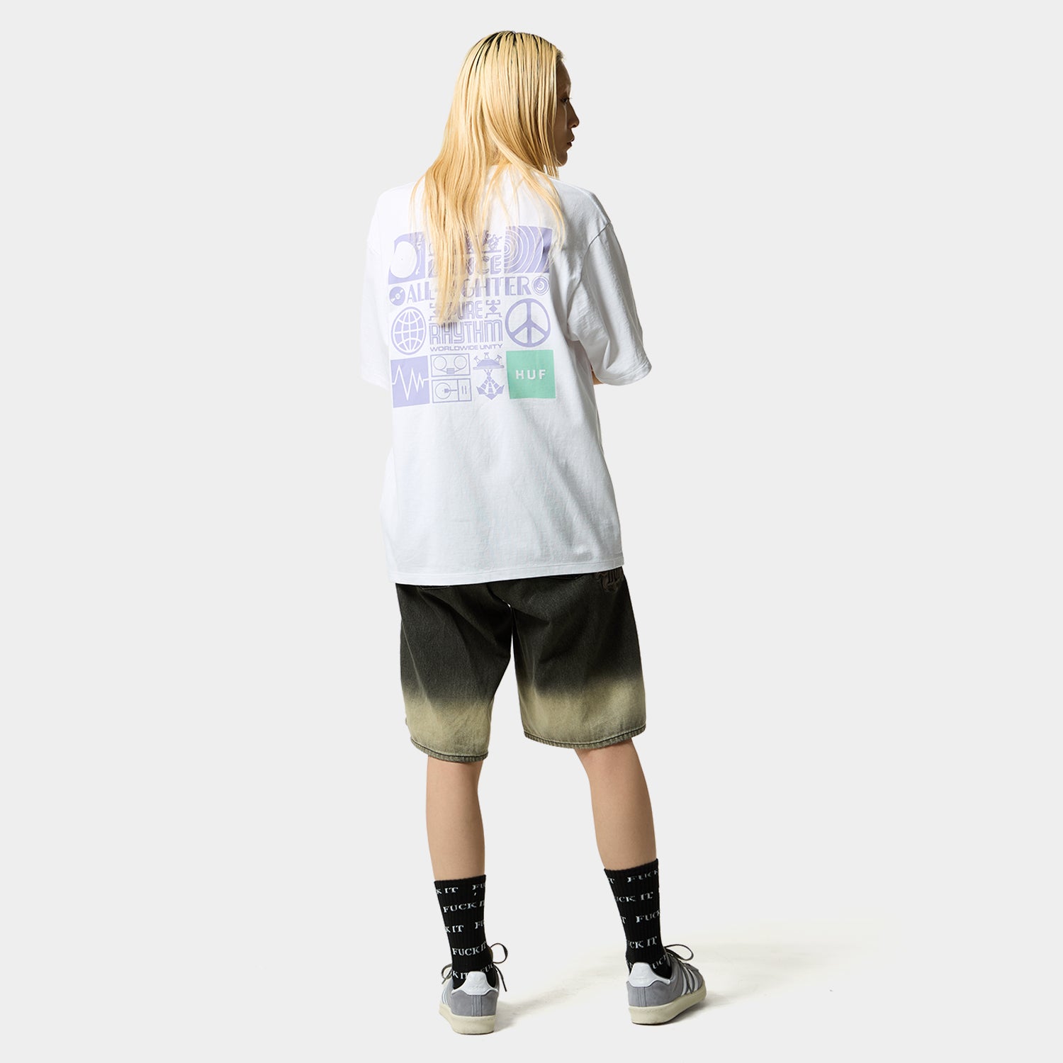 HUF (ハフ) Worldwide JP /T-SHIRTS(Tシャツ)/ SOUND WAVE TEE商品 / WHITE