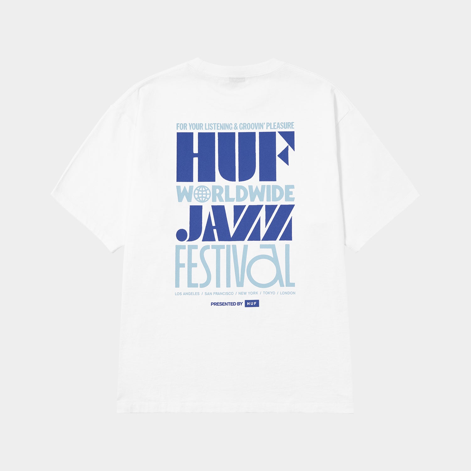 HUF (ハフ) Worldwide JP /T-SHIRTS(Tシャツ)/ WORLD JAZZ FESTIVAL TEE商品 / BLACK