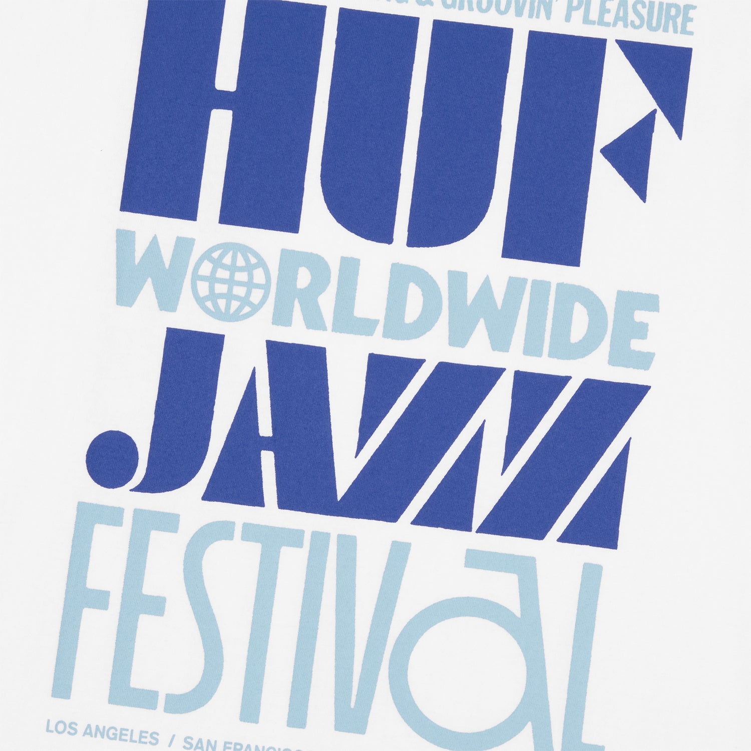 HUF (ハフ) Worldwide JP /T-SHIRTS(Tシャツ)/ WORLD JAZZ FESTIVAL TEE商品 / BLACK