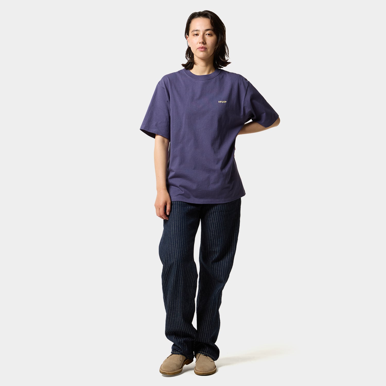 HUF (ハフ) Worldwide JP /T-SHIRTS(Tシャツ)/ MANHOLE TEE商品 / ASH GREY