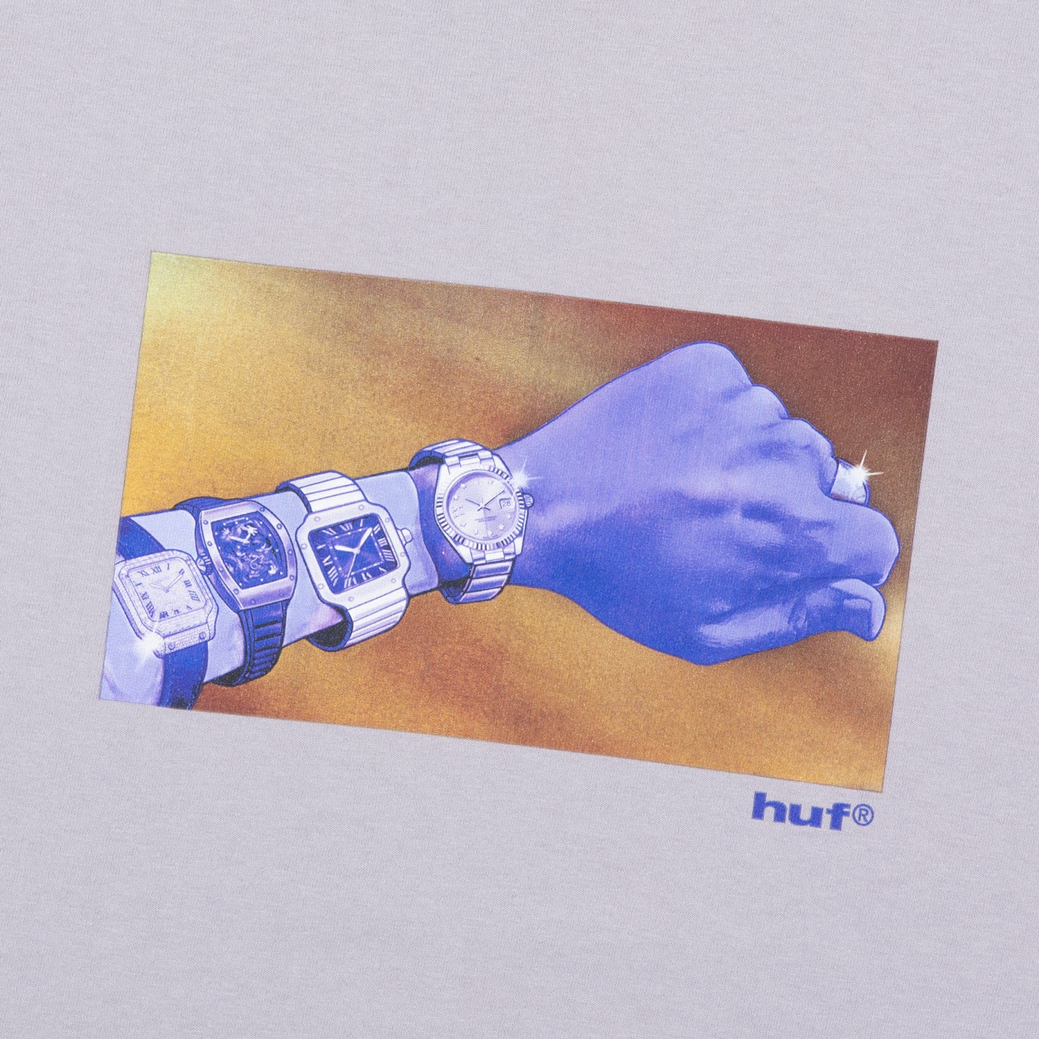 HUF (ハフ) Worldwide JP /T-SHIRTS(Tシャツ)/ FULL SET TEE商品 / LILAC CHALK