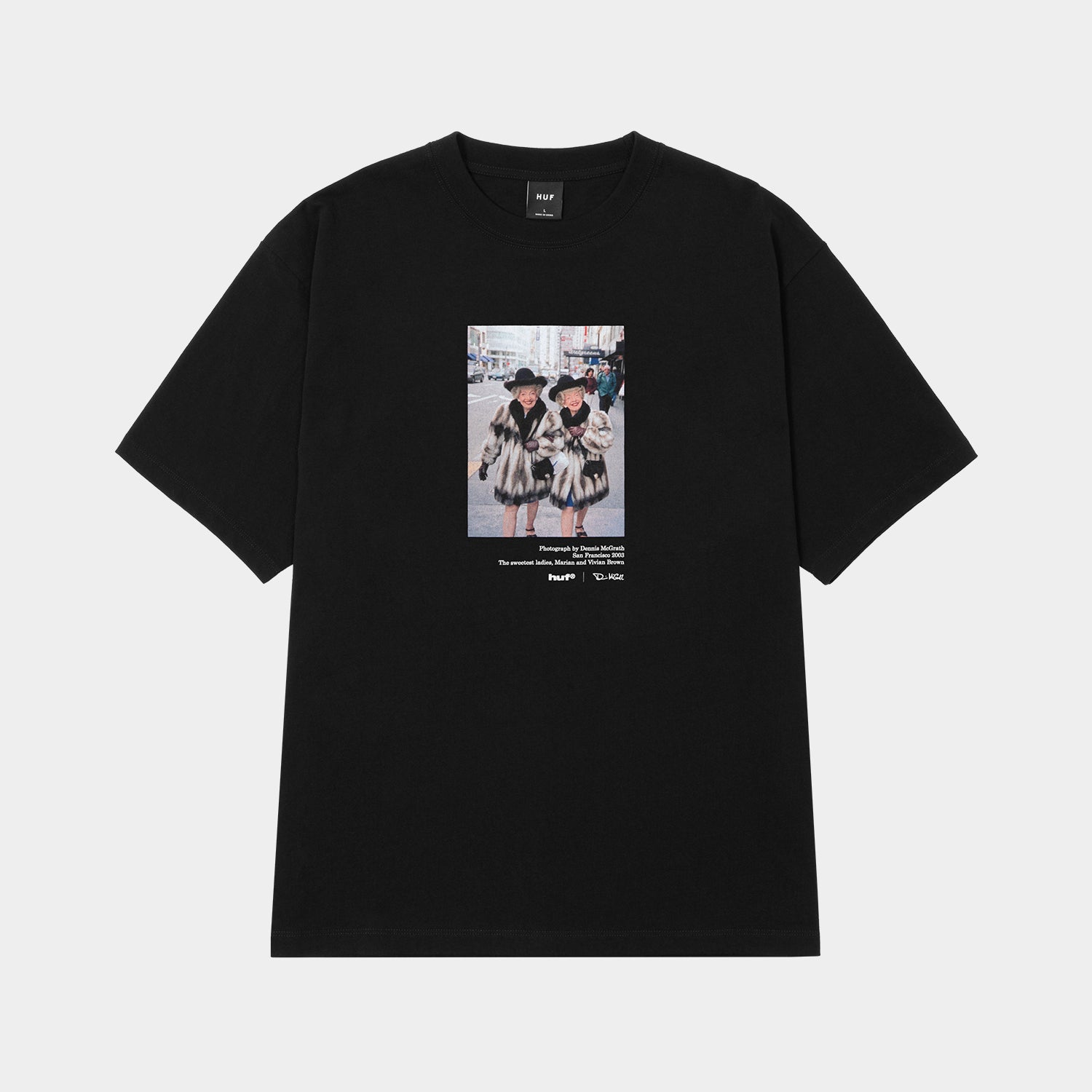 HUF (ハフ) Worldwide JP /T-SHIRTS(Tシャツ)/ DENNIS McGRATH THE SWEETEST TWINS TEE商品 / WHITE
