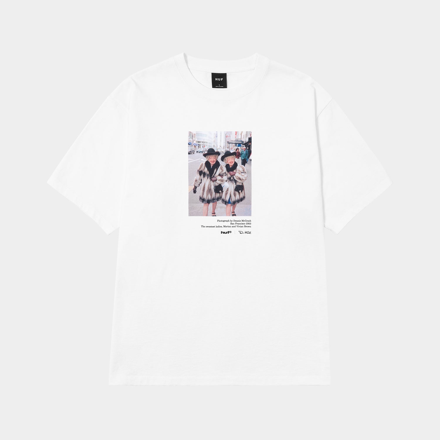 HUF (ハフ) Worldwide JP /T-SHIRTS(Tシャツ)/ DENNIS McGRATH THE SWEETEST TWINS TEE商品 / WHITE