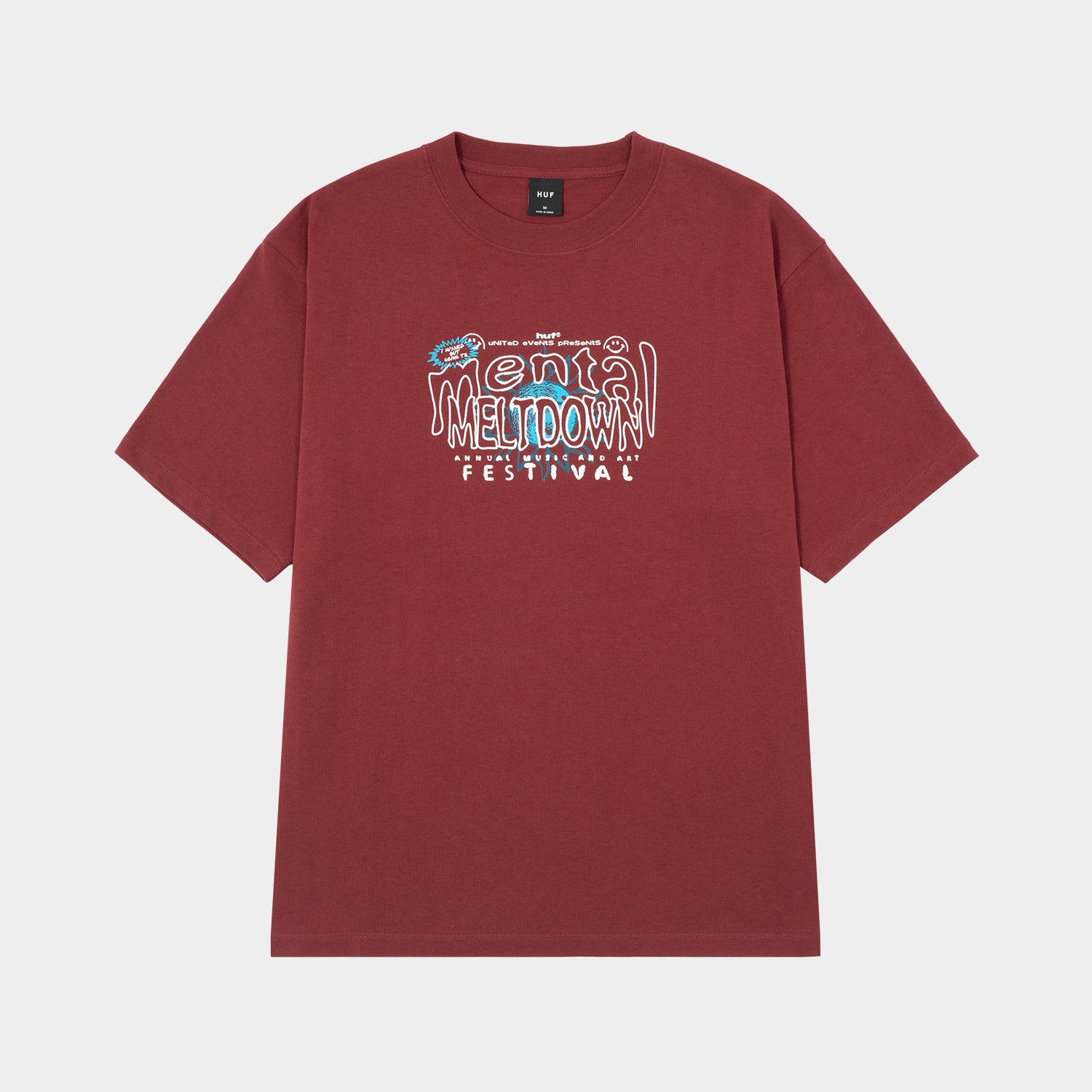 HUF (ハフ) Worldwide JP /T-SHIRTS(Tシャツ)/ MENTAL MELTDOWN TEE商品 / BLACK