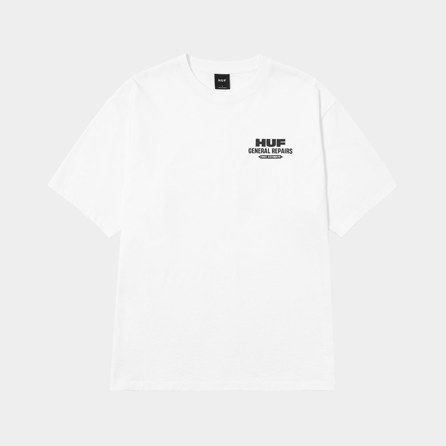 HUF (ハフ) Worldwide JP /T-SHIRTS(Tシャツ)/ GENERAL REPAIRS TEE商品 / BLACK