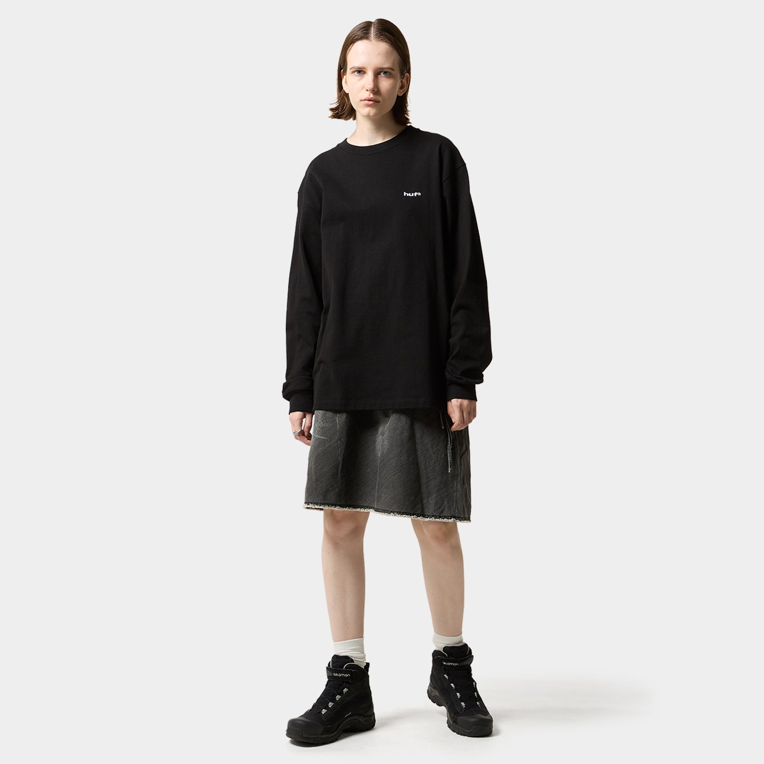 HUF (ハフ) Worldwide JP /T-SHIRTS(Tシャツ)/ HUF eightynine LS TEE商品 / YELLOW