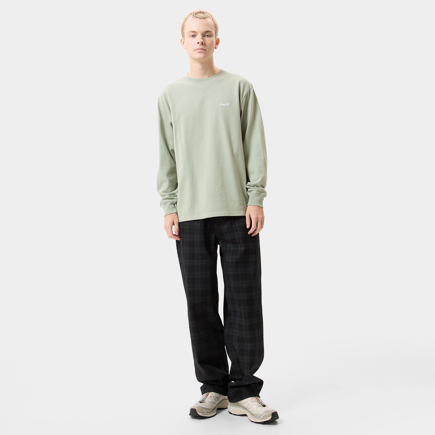 HUF (ハフ) Worldwide JP /T-SHIRTS(Tシャツ)/ huf eightynine LS TEE商品 / OLIVE