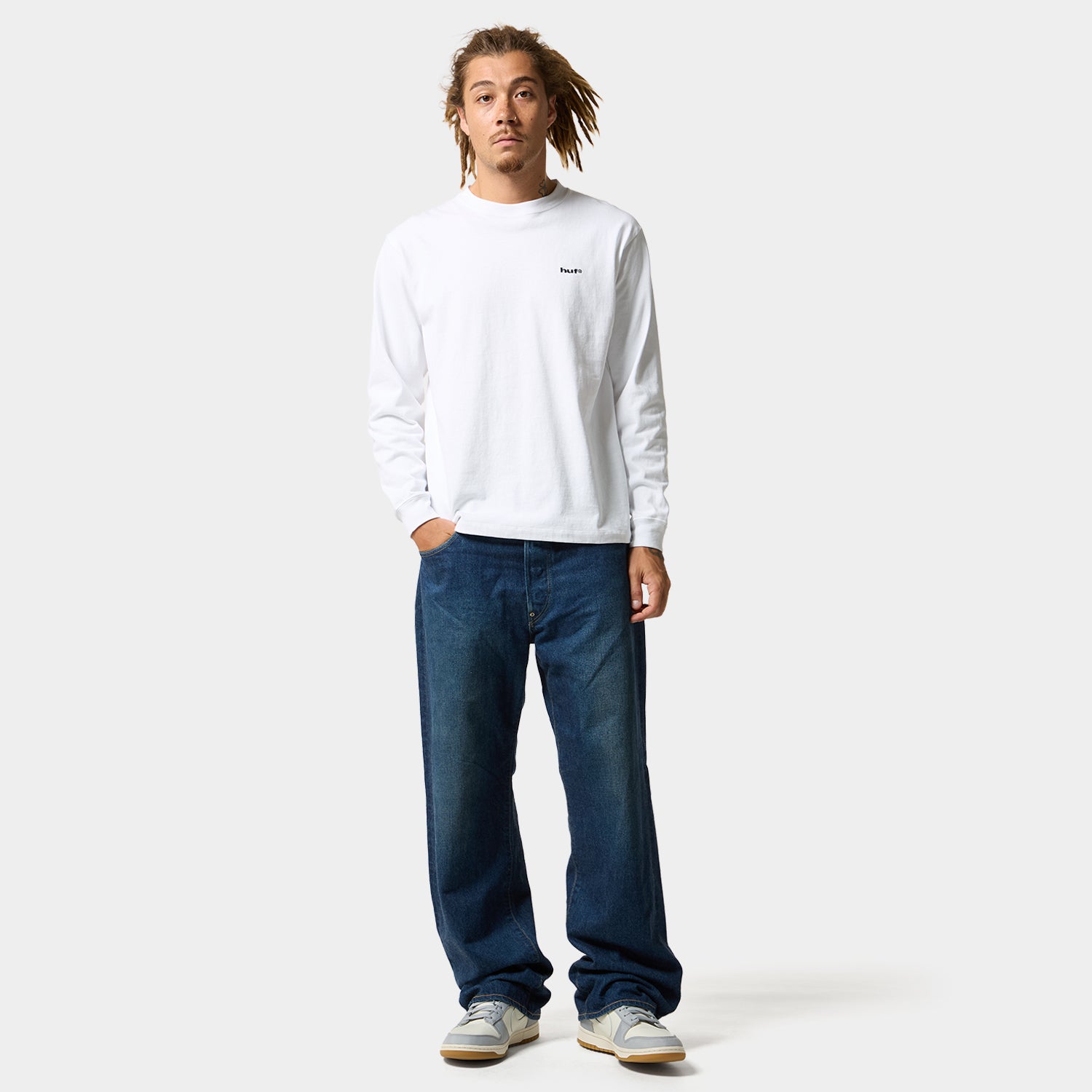 HUF (ハフ) Worldwide JP /T-SHIRTS(Tシャツ)/ HUF®eightynine LS TEE商品 / DK GREEN