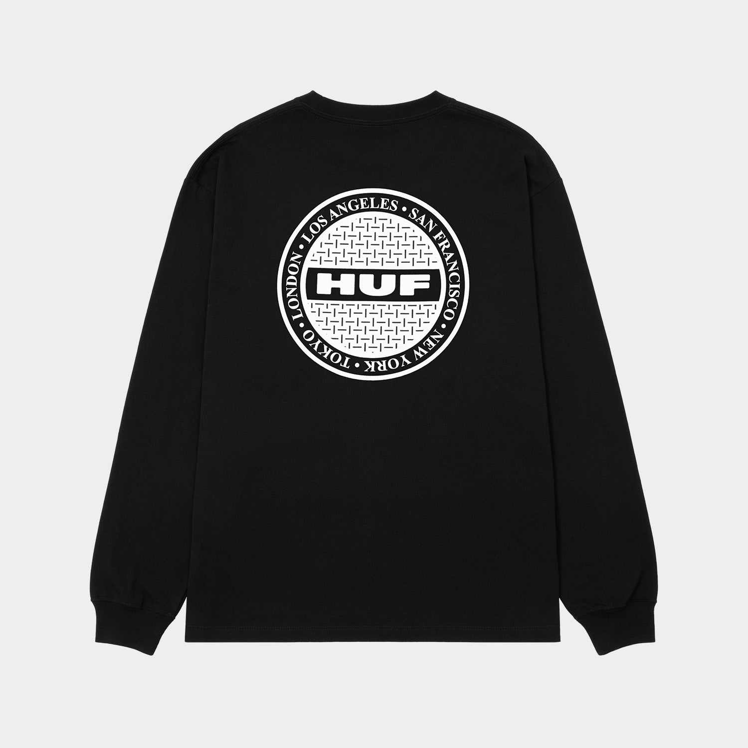 HUF (ハフ) Worldwide JP /T-SHIRTS(Tシャツ)/ MANHOLE LS TEE商品 / CUCUMBER