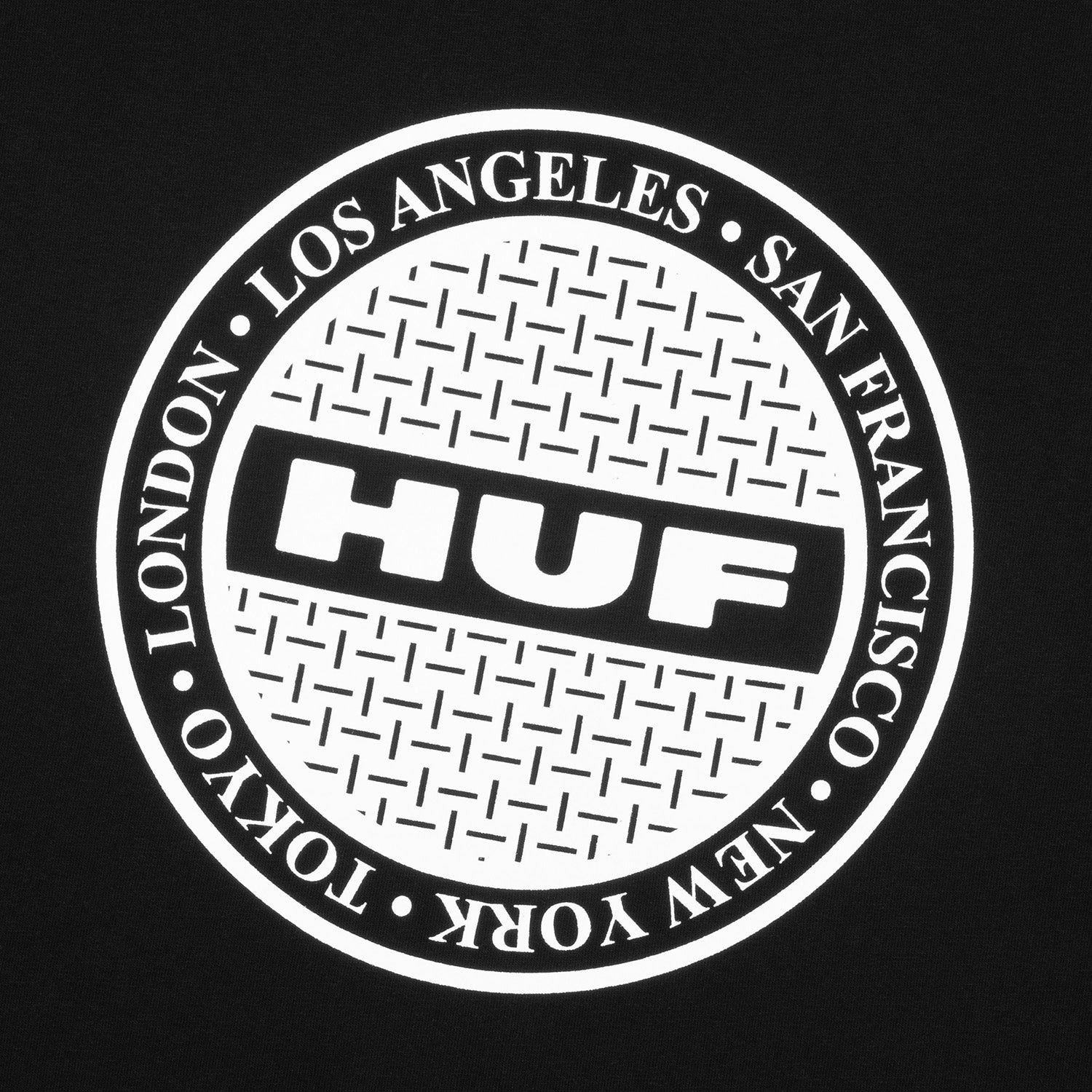 HUF (ハフ) Worldwide JP /T-SHIRTS(Tシャツ)/ MANHOLE LS TEE商品 / CUCUMBER