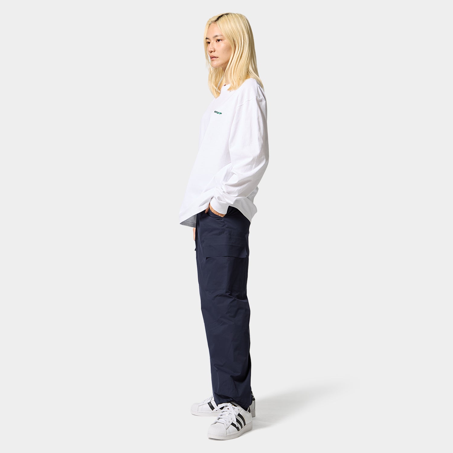 HUF (ハフ) Worldwide JP /T-SHIRTS(Tシャツ)/ MANHOLE LS TEE商品 / CUCUMBER