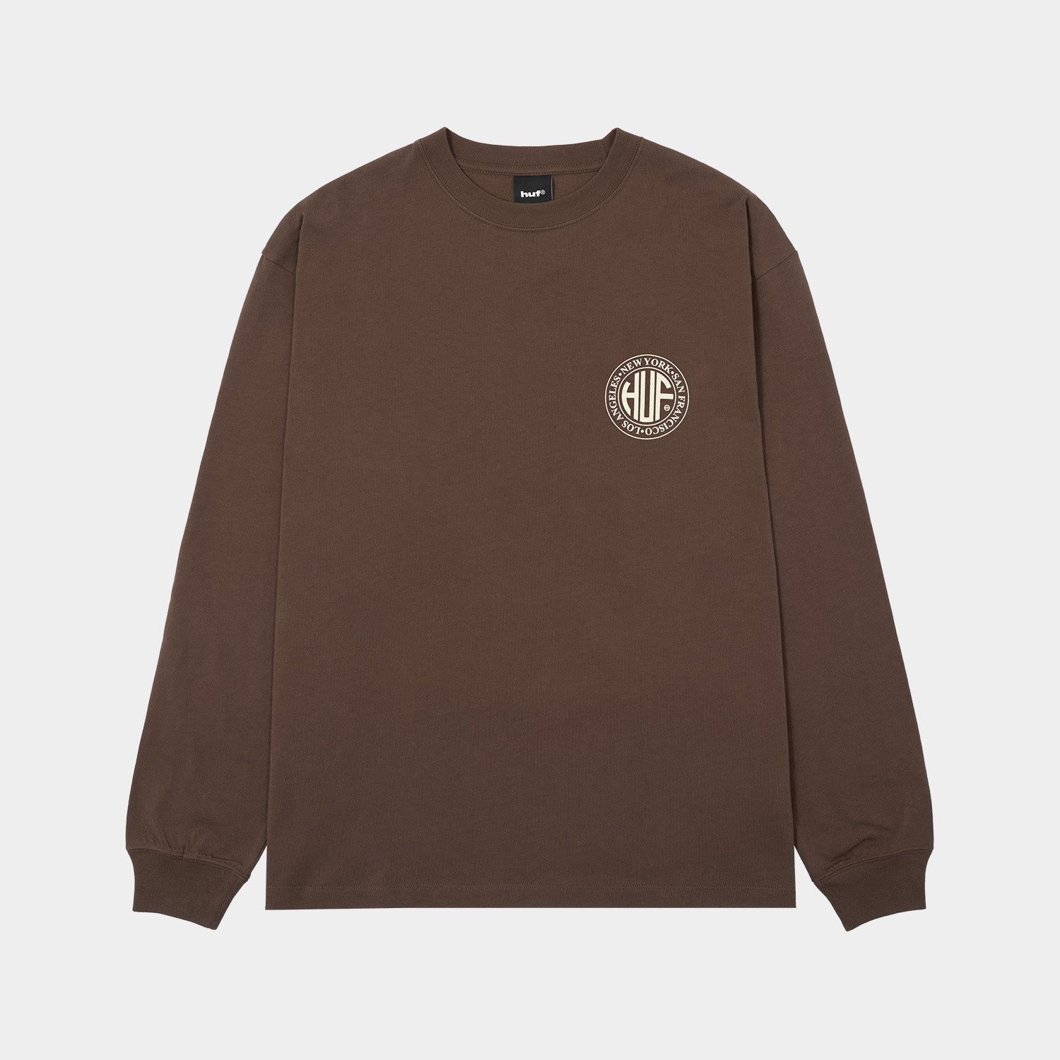 HUF (ハフ) Worldwide JP /T-SHIRTS(Tシャツ)/ REGIONAL LS TEE商品 / COFFEE