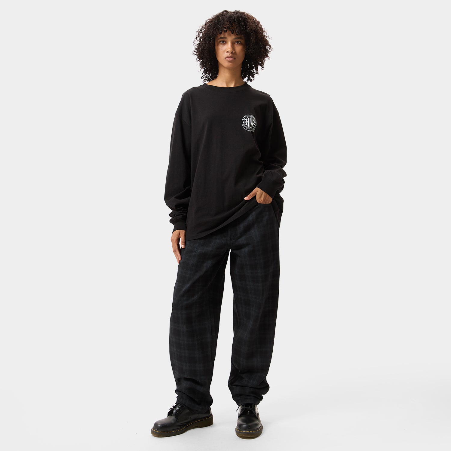 HUF (ハフ) Worldwide JP /T-SHIRTS(Tシャツ)/ REGIONAL LS TEE商品 / COFFEE