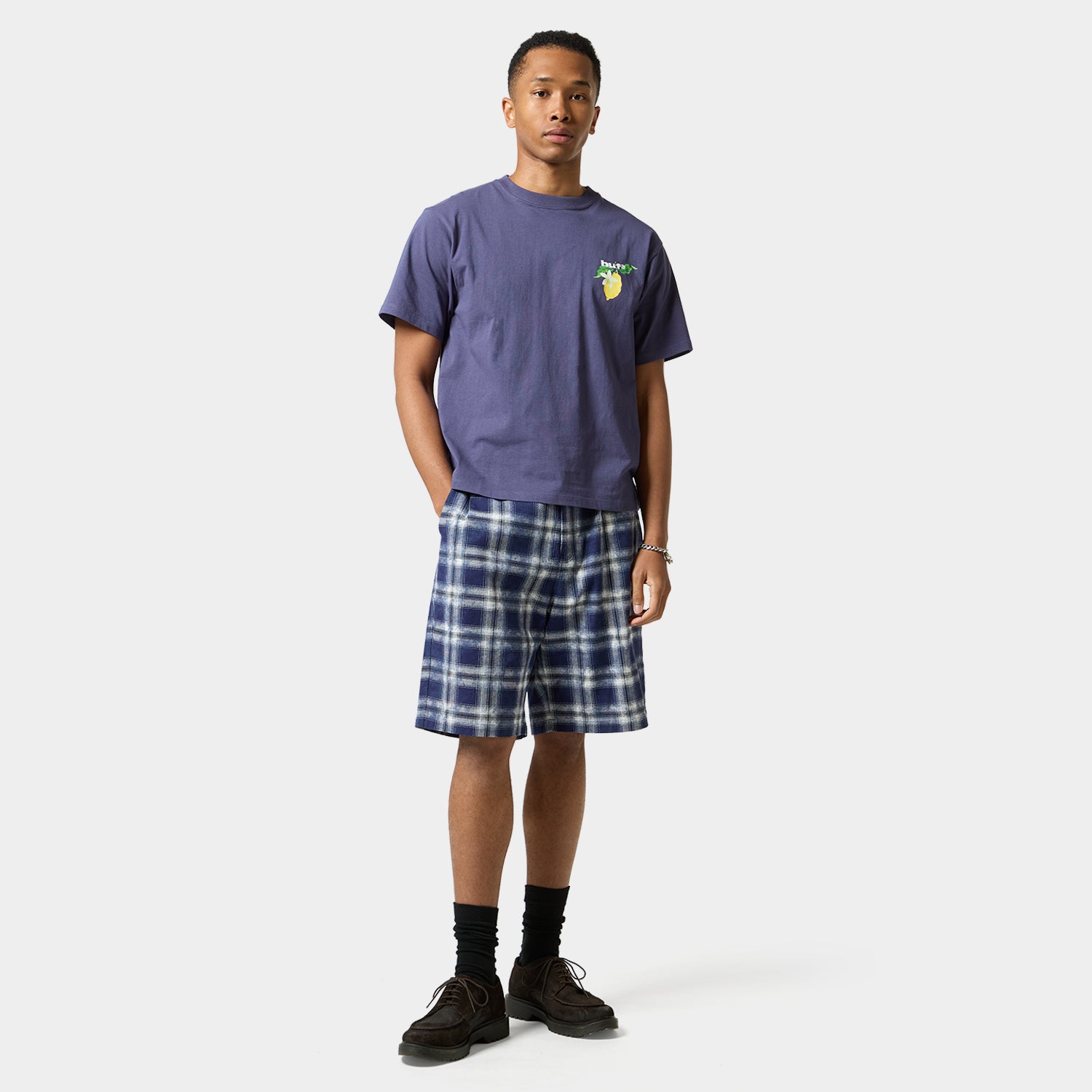 HUF (ハフ) Worldwide JP /T-SHIRTS(Tシャツ)/ SOUR LEMON TEE商品 / NAVY