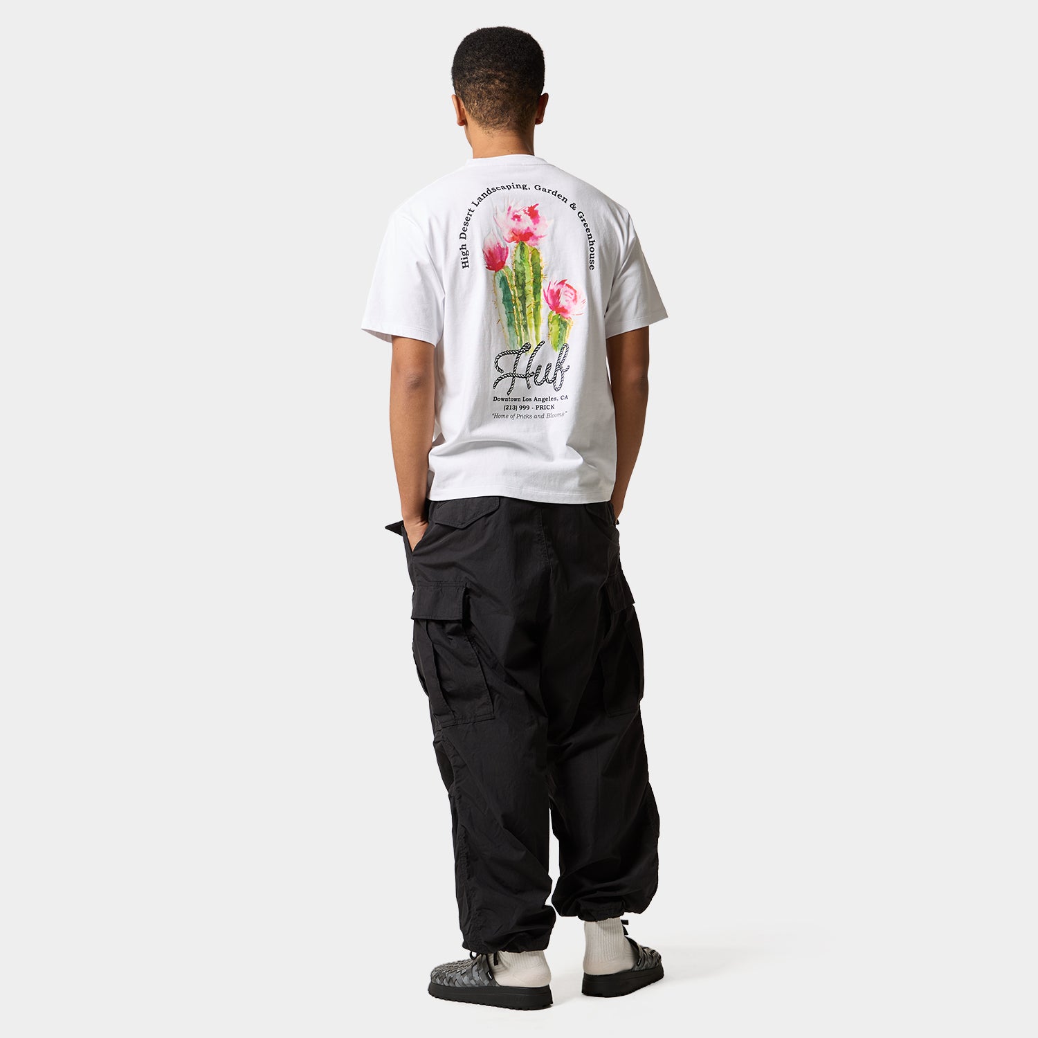 HUF (ハフ) Worldwide JP /T-SHIRTS(Tシャツ)/ DESERT ROSE TEE商品 / LT YELLOW