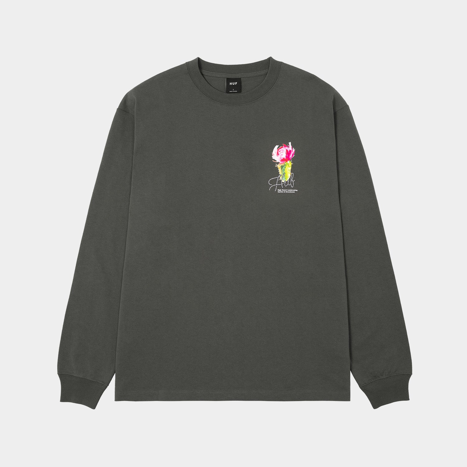 HUF (ハフ) Worldwide JP /T-SHIRTS(Tシャツ)/ DESERT ROSE LS TEE商品 / CLAY