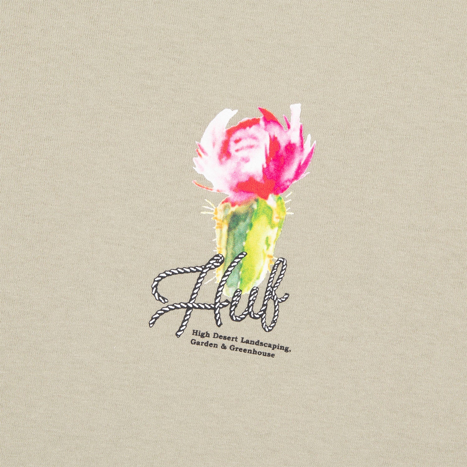 HUF (ハフ) Worldwide JP /T-SHIRTS(Tシャツ)/ DESERT ROSE LS TEE商品 / CHARCOAL