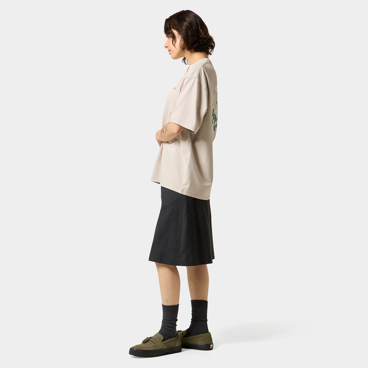 HUF (ハフ) Worldwide JP /T-SHIRTS(Tシャツ)/ THE POTTED GARDEN TEE商品 / CHARCOAL