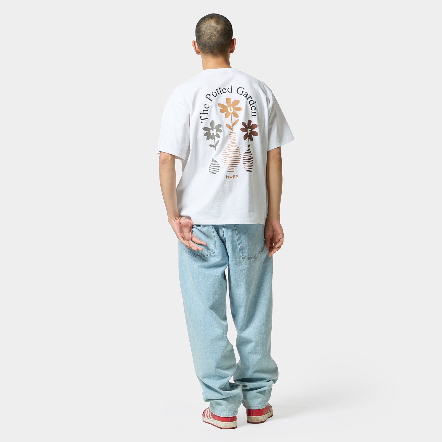 HUF (ハフ) Worldwide JP /T-SHIRTS(Tシャツ)/ THE POTTED GARDEN TEE商品 / CHARCOAL