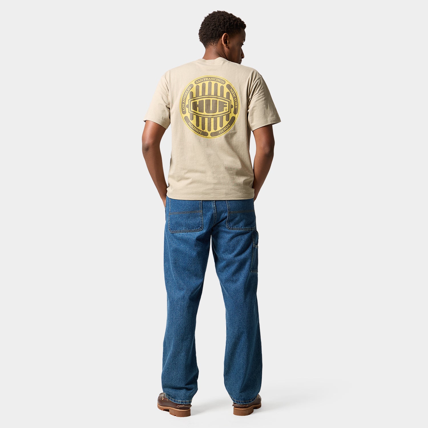 HUF (ハフ) Worldwide JP /T-SHIRTS(Tシャツ)/ DRAIN CAP TEE商品 / CLAY