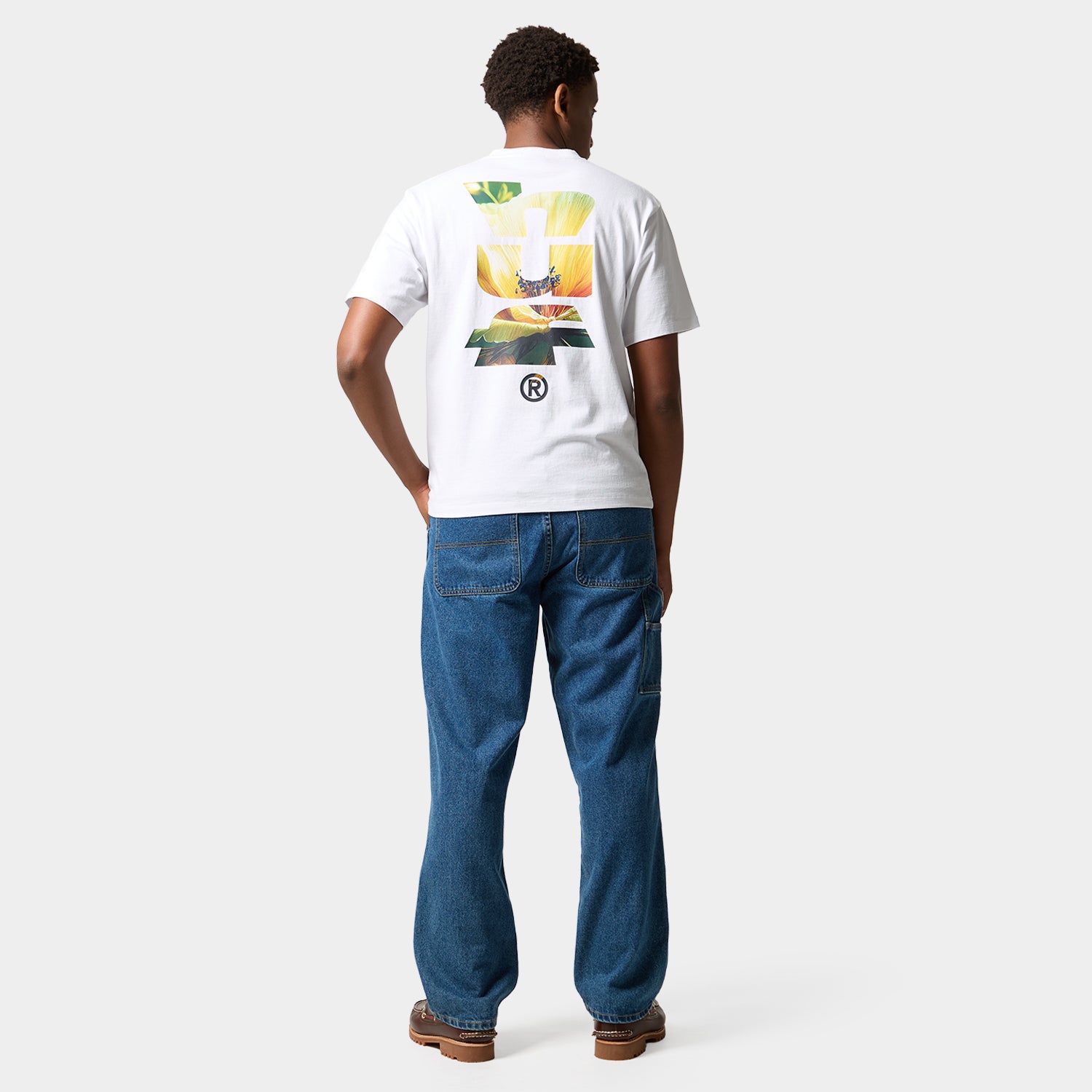 HUF (ハフ) Worldwide JP /T-SHIRTS(Tシャツ)/ KNOCKOUT FLOWER TEE商品 / NAVY