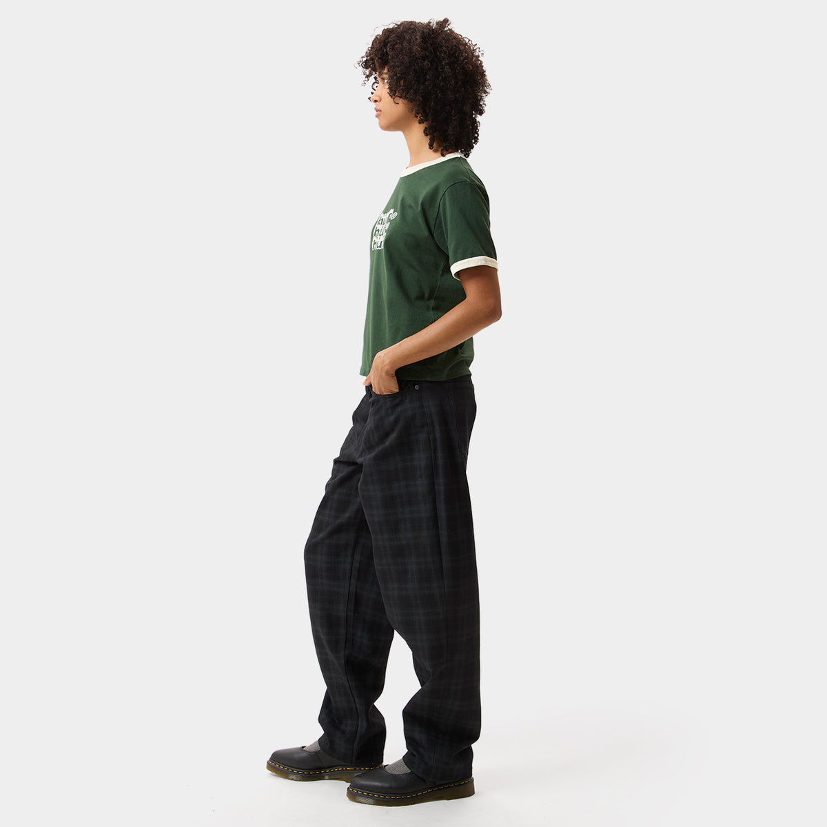 HUF (ハフ) Worldwide JP /T-SHIRTS(Tシャツ)/ HAND STACKED TINY RINGER TEE商品 / NATURAL