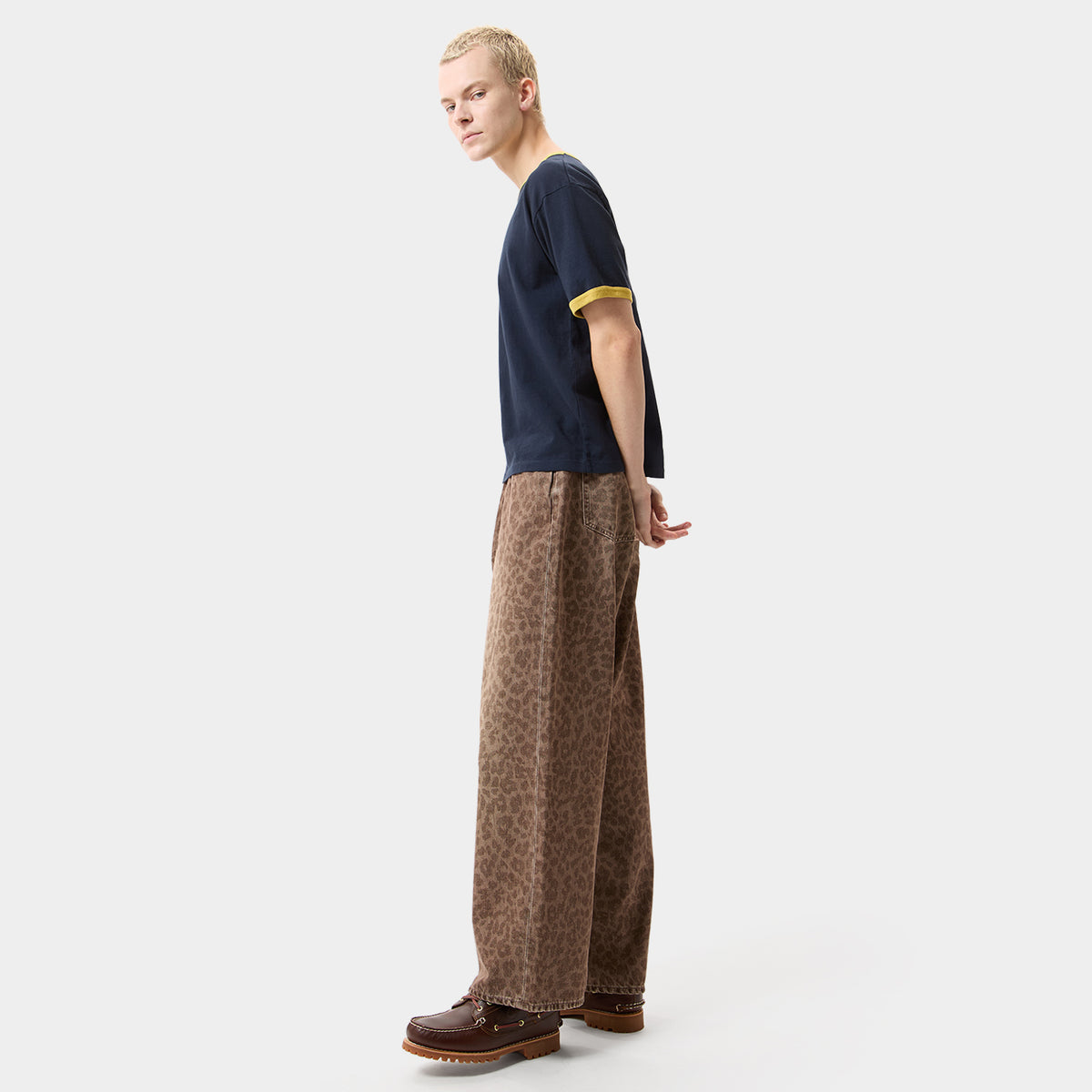 HUF (ハフ) Worldwide JP /T-SHIRTS(Tシャツ)/ HAND STACKED TINY RINGER TEE商品 / NATURAL