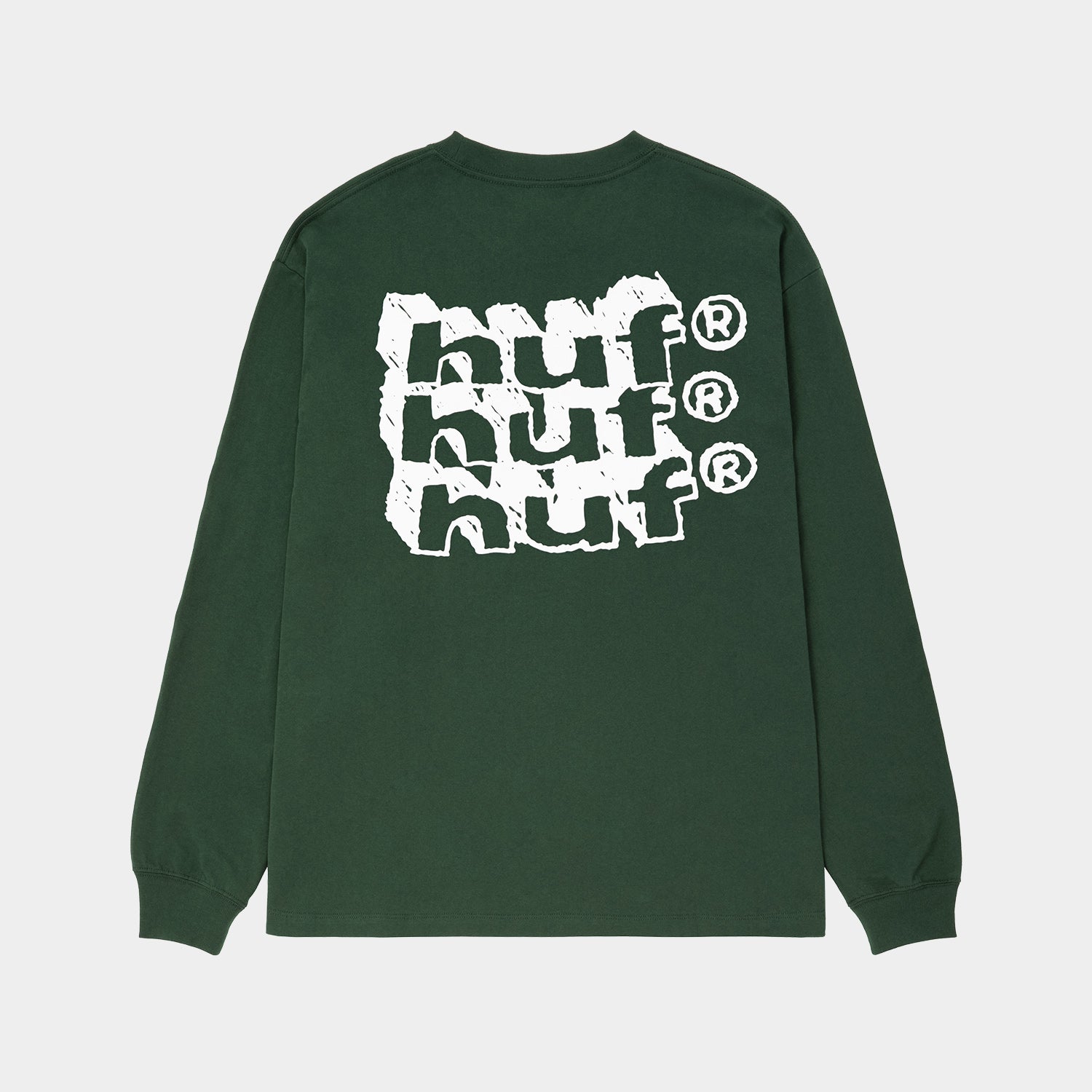 HUF (ハフ) Worldwide JP /T-SHIRTS(Tシャツ)/ HAND STACKED LS TEE商品 / VINTAGE BLACK