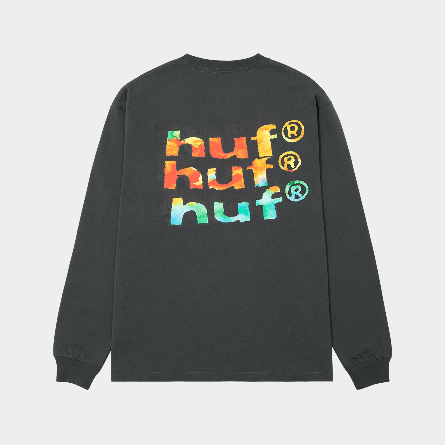 HUF (ハフ) Worldwide JP /T-SHIRTS(Tシャツ)/ HAND STACKED LS TEE商品 / VINTAGE BLACK