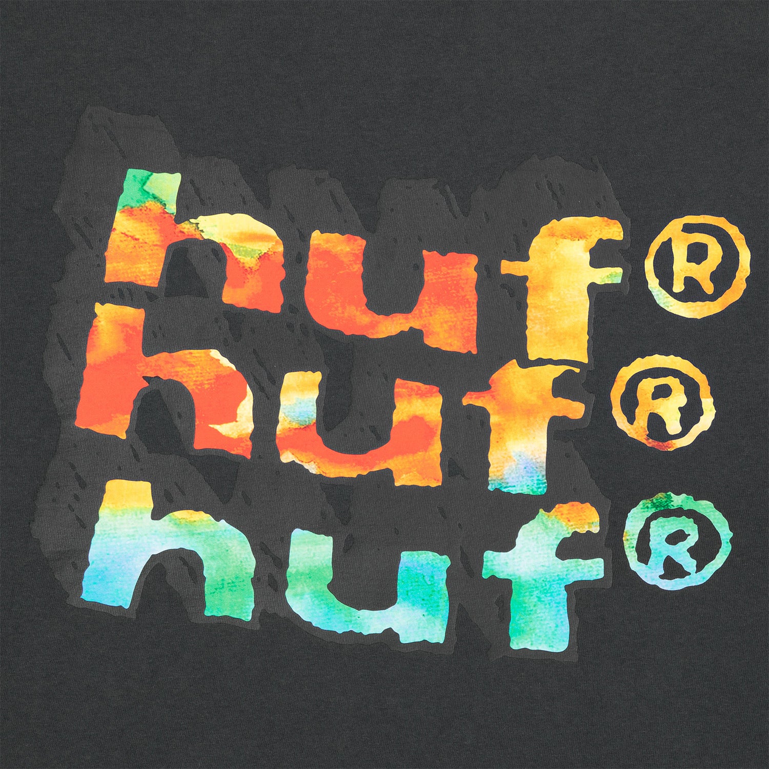 HUF (ハフ) Worldwide JP /T-SHIRTS(Tシャツ)/ HAND STACKED LS TEE商品 / VINTAGE BLACK