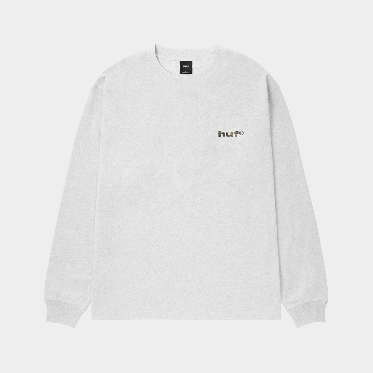 HUF (ハフ) Worldwide JP /T-SHIRTS(Tシャツ)/ huf eightynine CAMO LS TEE商品 / BLACK