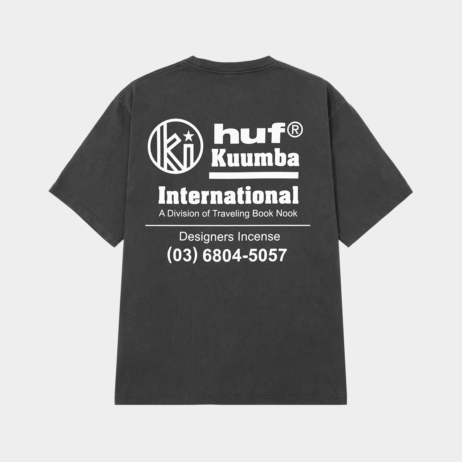 HUF (ハフ) Worldwide JP /T-SHIRTS(Tシャツ)/ HUF X KUUMBA INTERNATIONAL KUUMBA TEE商品 / WASHED BLACK
