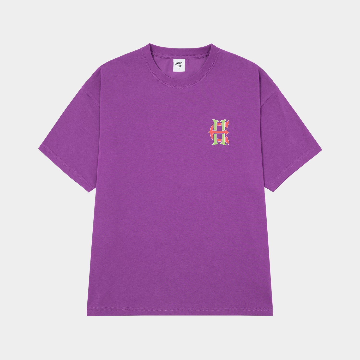 HUF (ハフ) Worldwide JP /T-SHIRTS(Tシャツ)/ HUF X EVISEN SKATEBOARDS HUF ALLSTAR TEE商品 / PURPLE