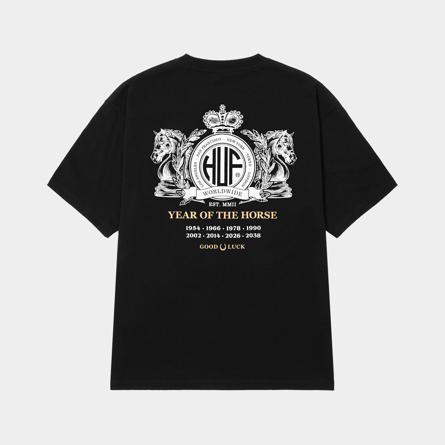 HUF (ハフ) Worldwide JP /T-SHIRTS(Tシャツ)/ YEAR OF THE HORSE TEE商品 / WHITE