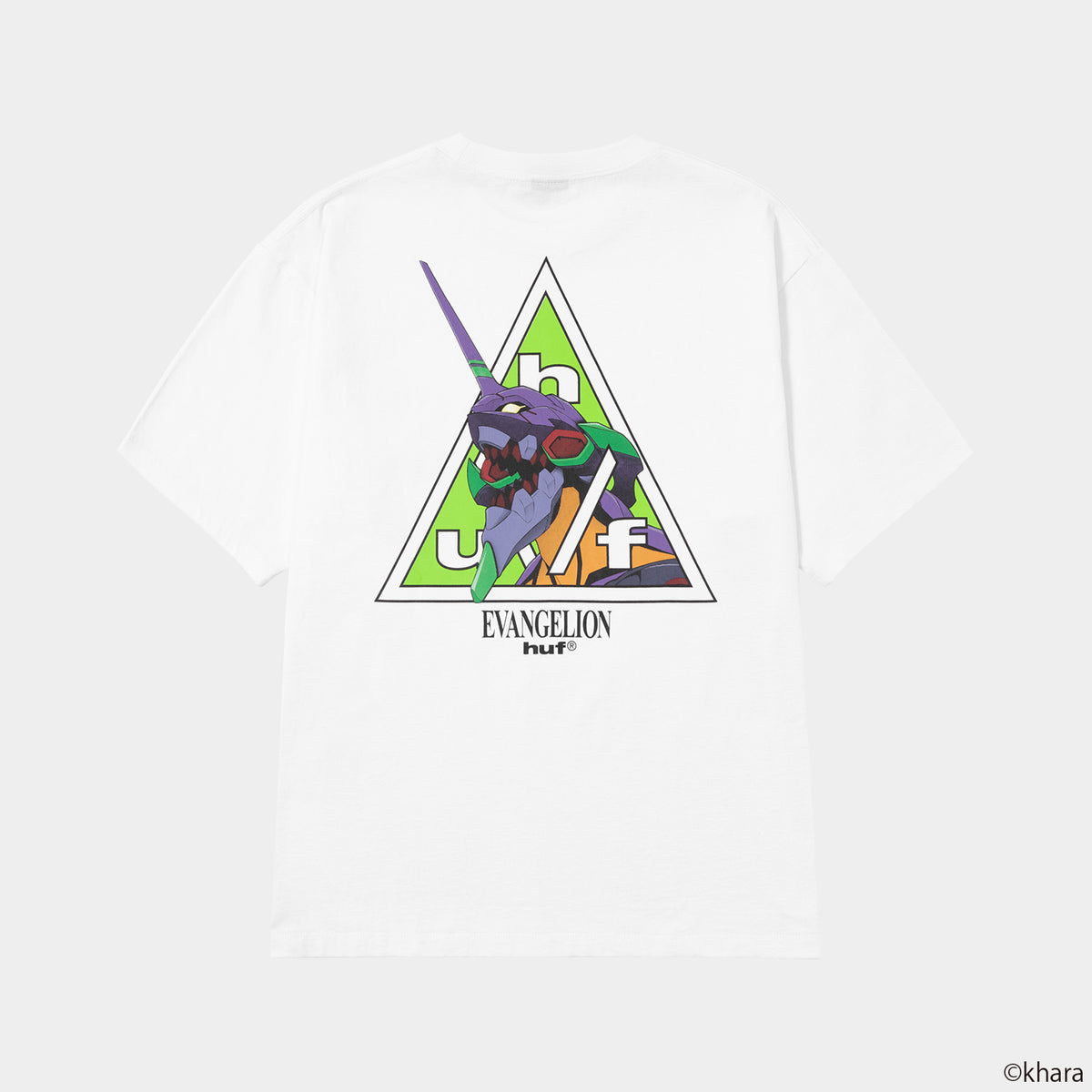 HUF (ハフ) Worldwide JP /T-SHIRTS(Tシャツ)/ huf® X EVANGELION TRIPLE TRIANGLE TEE商品 / WHITE