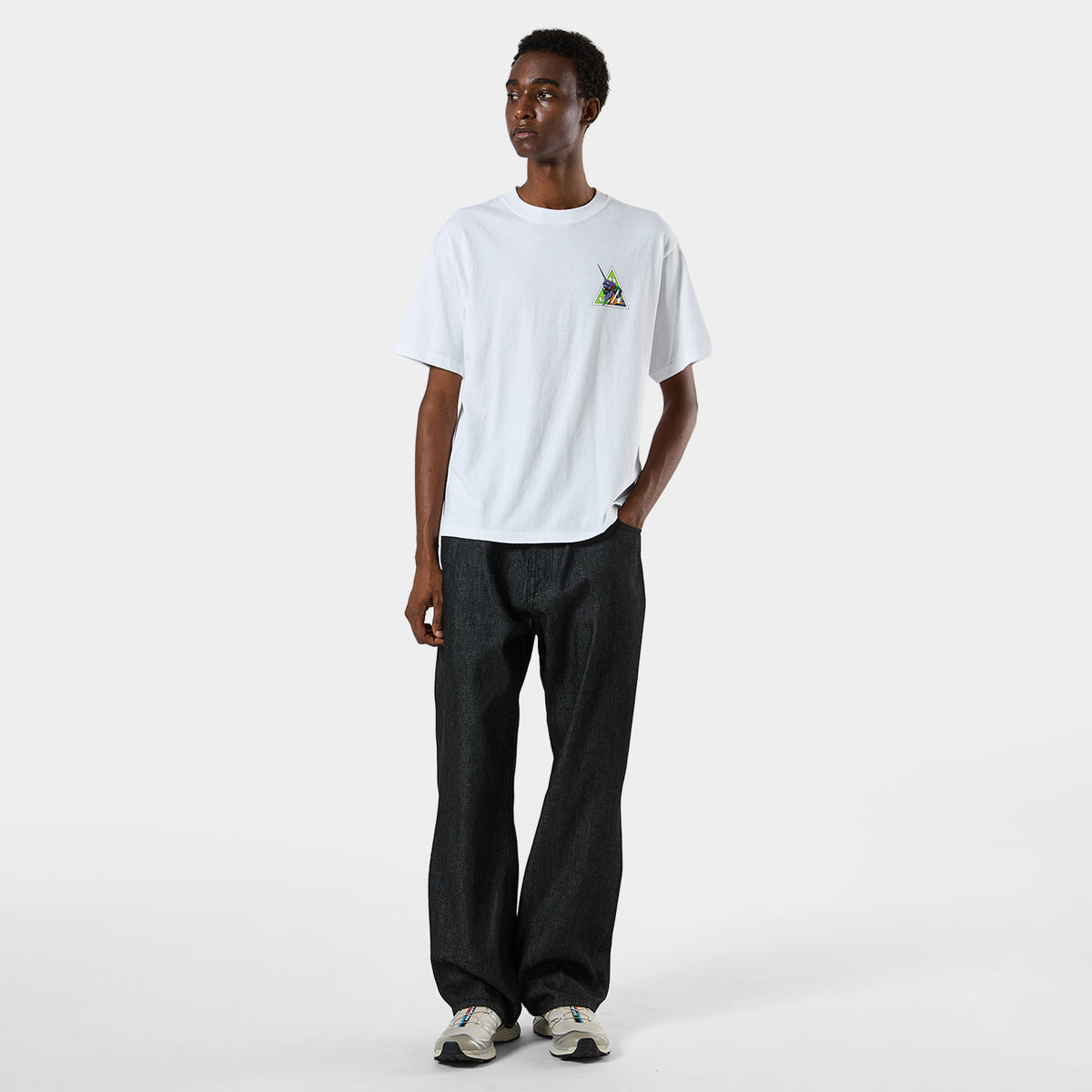 HUF (ハフ) Worldwide JP /T-SHIRTS(Tシャツ)/ huf® X EVANGELION TRIPLE TRIANGLE TEE商品 / WHITE
