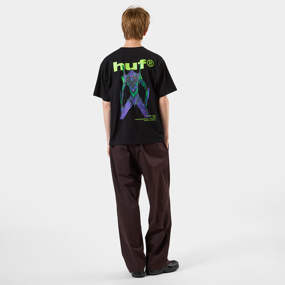 HUF (ハフ) Worldwide JP /T-SHIRTS(Tシャツ)/ huf® X EVANGELION UNIT-01 TEE商品 / BLACK