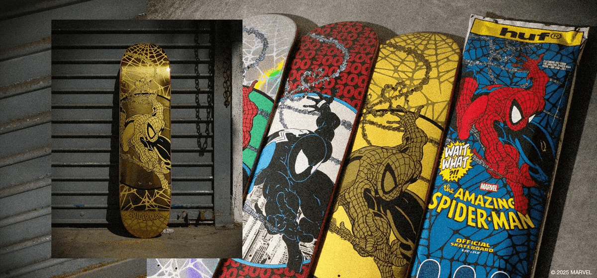 ク*ド様 HUF THE AMAZING SPIDER-MAN スケートボードデ ク*ド様 HUF ク*ド様 HUF THE AMAZING SPIDER-MAN スケートボードデ ク*ド様 HUF