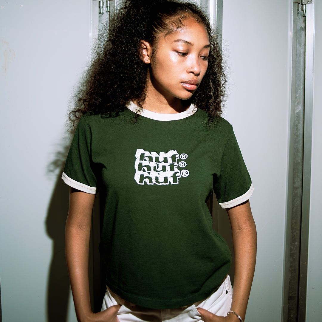 HAND STACKED TINY RINGER TEE