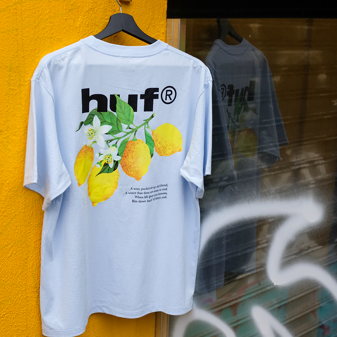 huf eightynine WASHED FLEECE