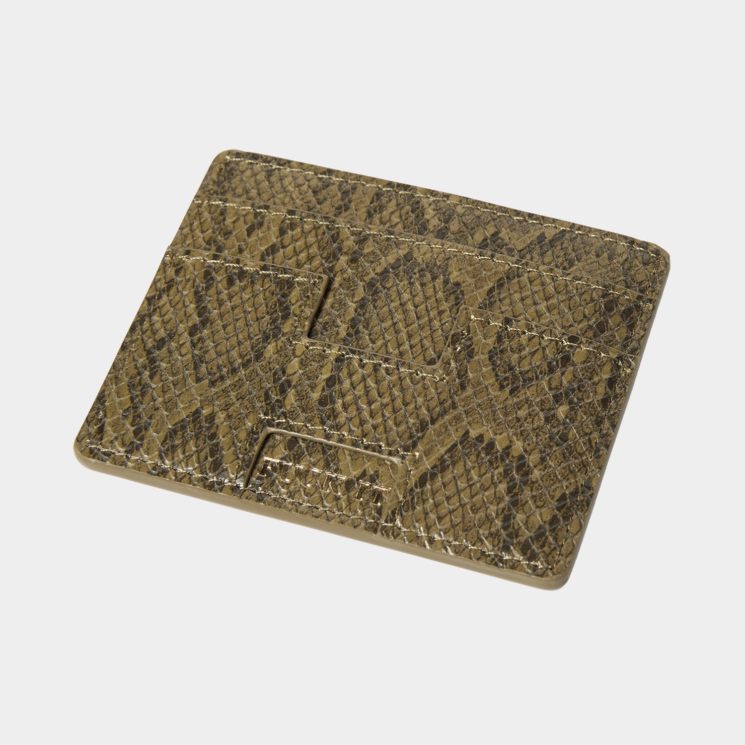 HUF (ハフ) Worldwide JP /OTHERS（その他アクセサリー）/ FUCK IT SNAKESKIN CARDHOLDER商品 / GREEN