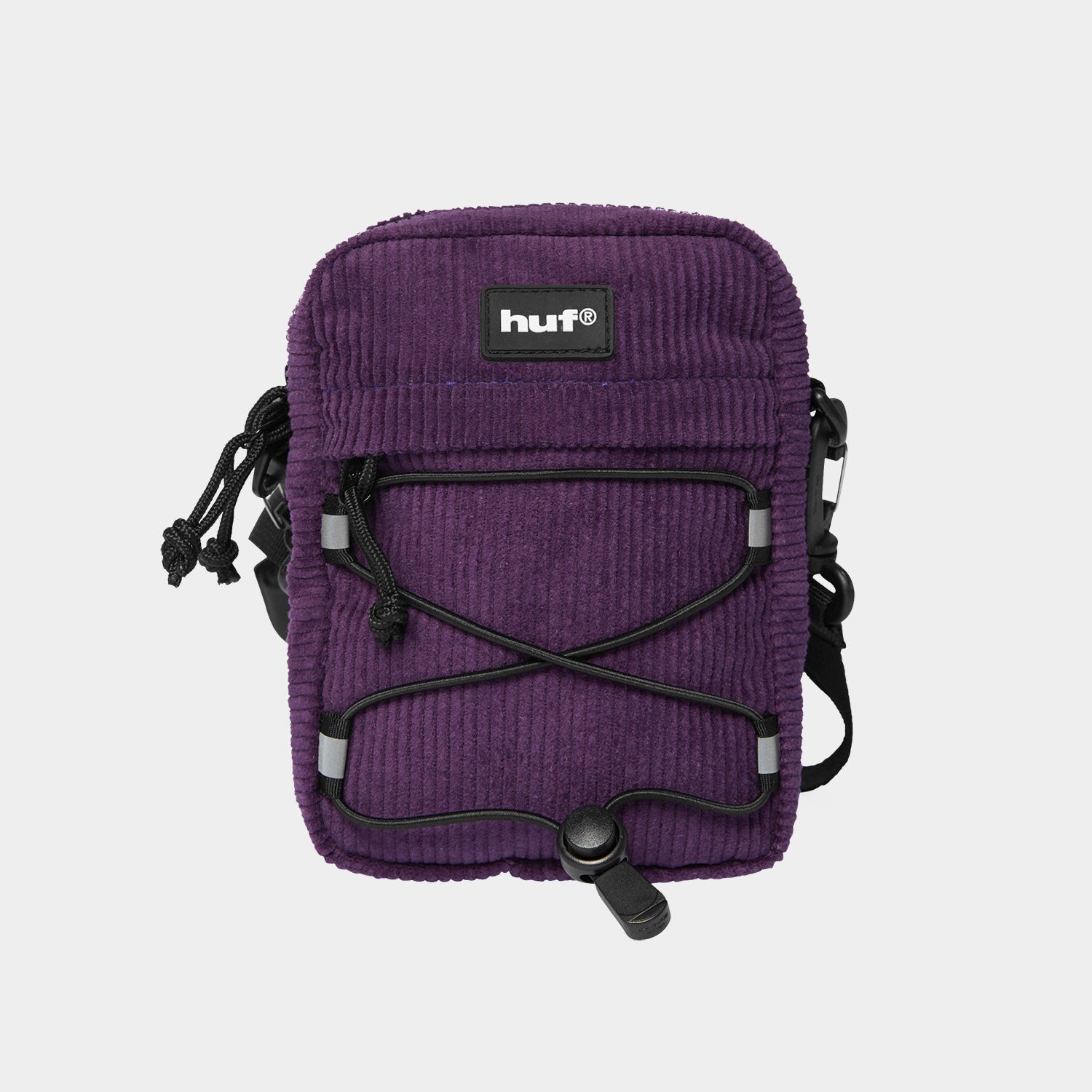 HUF (ハフ) Worldwide JP /BAGS（バッグ）/ CORDUROY BOWERY SIDE BAG商品 / DARK BERRY