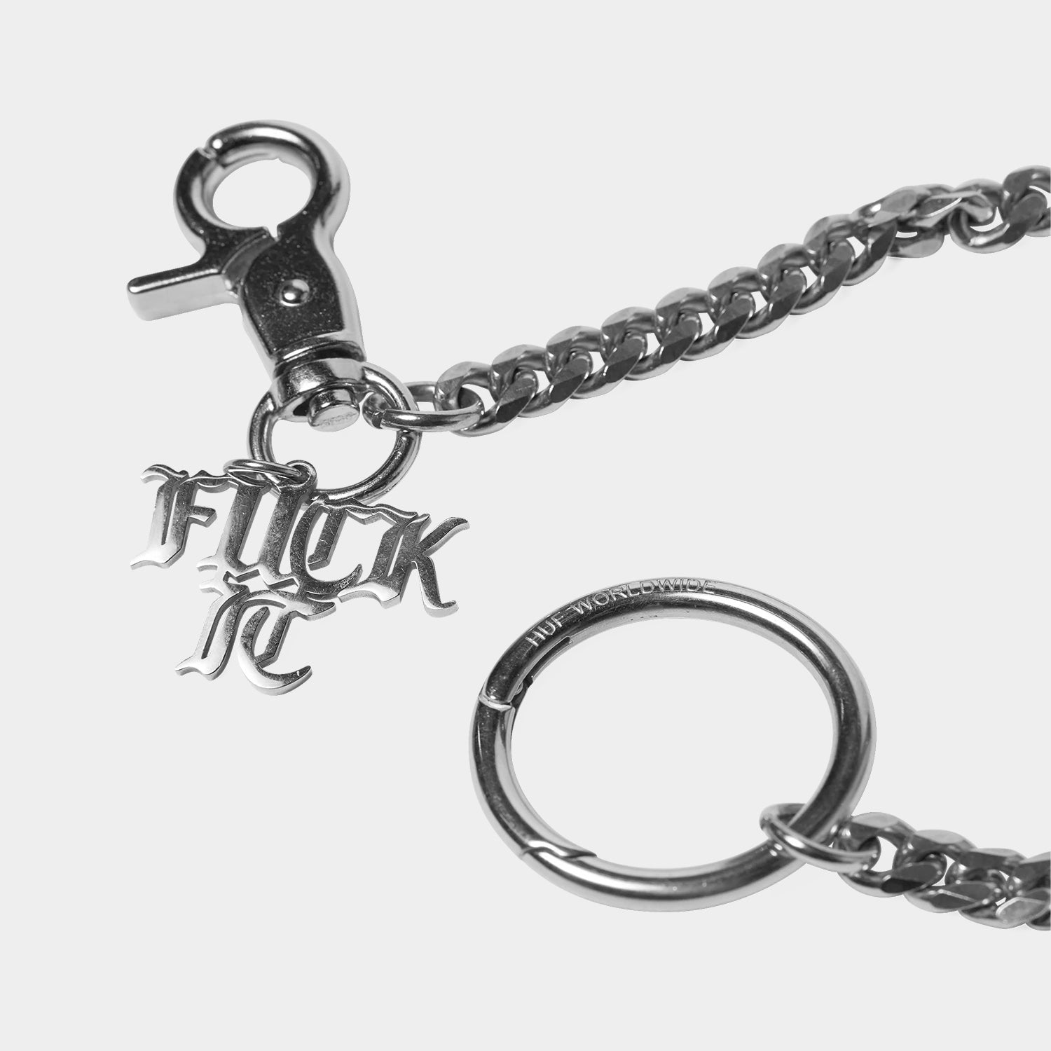 HUF (ハフ) Worldwide JP /OTHERS（その他アクセサリー）/ FUCK IT WALLET CHAIN商品 / SILVER