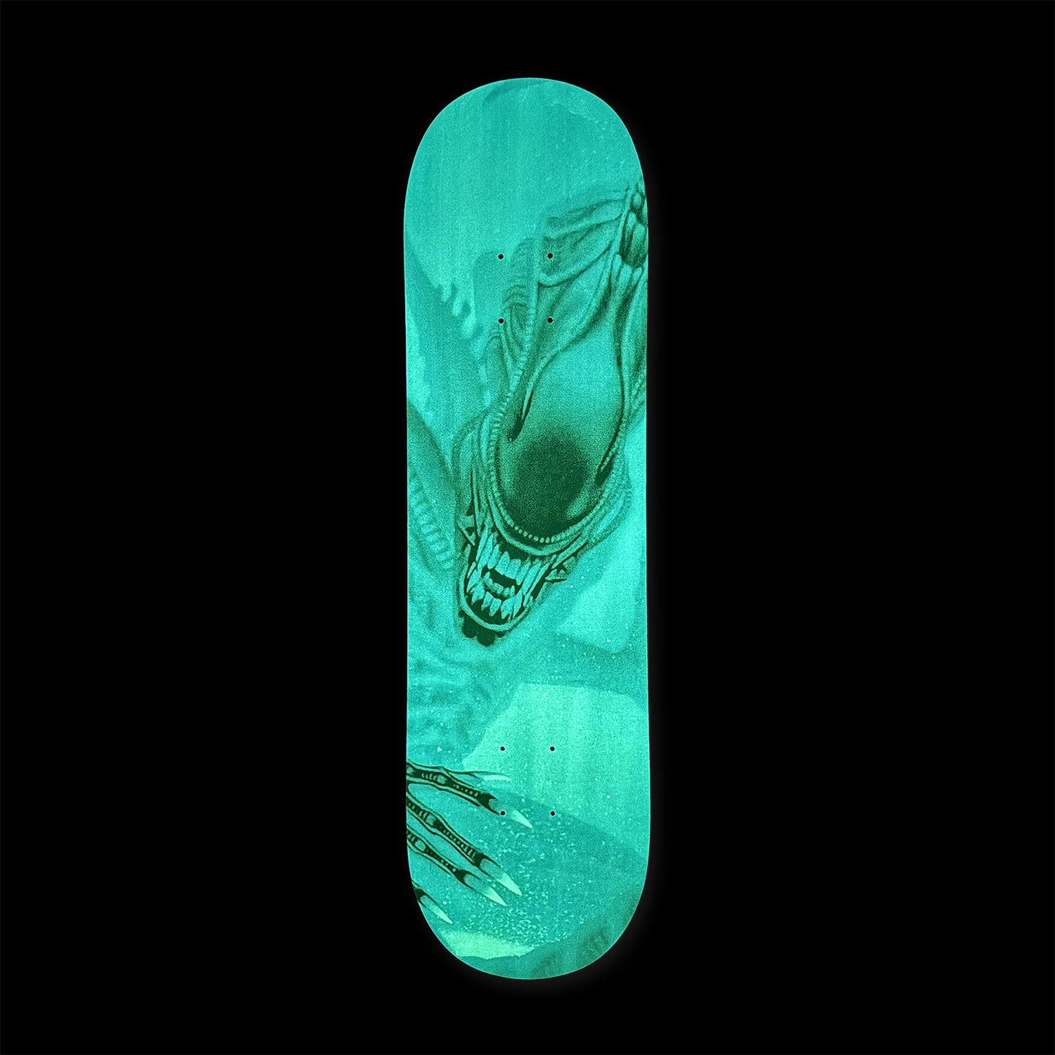 HUF (ハフ) Worldwide JP /OTHERS（その他アクセサリー）/ HUF X ALIENS XENOMORPH SKATE DECK商品 / GLOW IN THE DARK