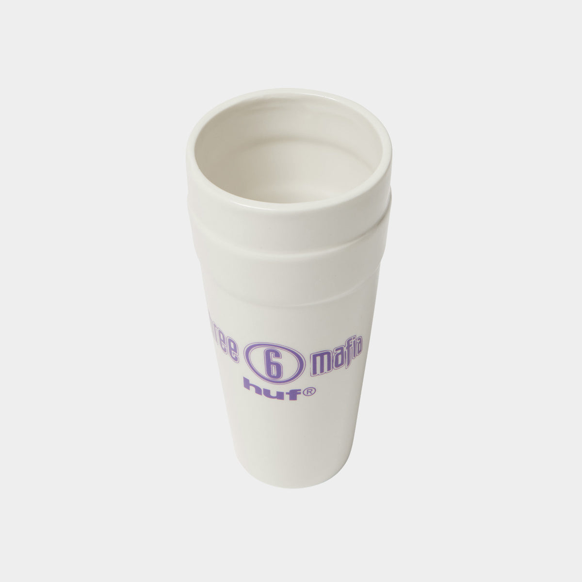HUF (ハフ) Worldwide JP /OTHERS（その他アクセサリー）/ huf® X THREE 6 MAFIA CERAMIC DOUBLE CUP商品 / WHITE