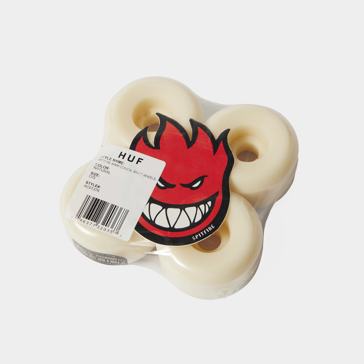 HUF (ハフ) Worldwide JP /OTHERS（その他アクセサリー）/ huf X SPITFIRE 54MM CONICAL SKATE WHEELS商品 / NATURAL